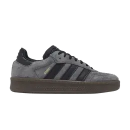 Adidas: Серые кроссовки  Samba