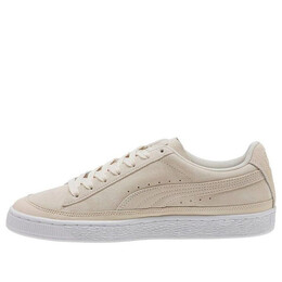 PUMA: Белые кроссовки  Suede