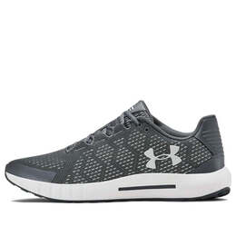 Under Armour: Серые кроссовки 