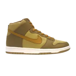 Nike: Бежевые кроссовки  Dunk High