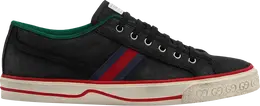 Gucci: Чёрные кроссовки  Tennis 1977