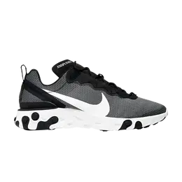 Nike: Чёрные кроссовки  React Element 55