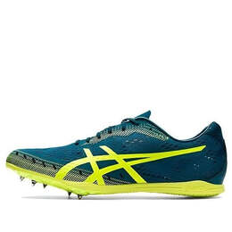 Asics: Жёлтые кроссовки 