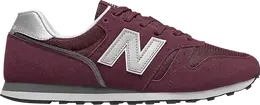 New Balance: Бордовые кроссовки  373