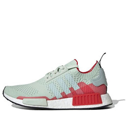 Adidas: Зелёные кроссовки  NMD_R1 Primeknit