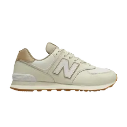 New Balance: Серые кроссовки  574