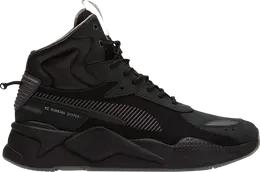 PUMA: Чёрные кроссовки  RS-X