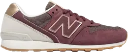 New Balance: Бордовые кроссовки 