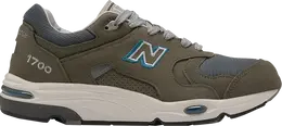 New Balance: Серые кроссовки  1700