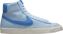 Nike: Голубые кроссовки  Blazer Mid 77 Vintage