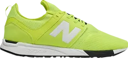 New Balance: Жёлтые кроссовки 