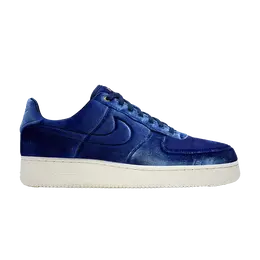 Nike: Голубые кроссовки  Air Force 1 Low