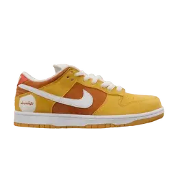 Nike: Жёлтые кроссовки  Dunk Low