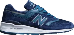 New Balance: Синие кроссовки  997