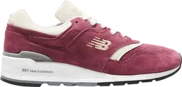 New Balance: Бордовые кроссовки  997