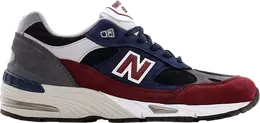 New Balance: Синие кроссовки  991