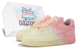 Nike: Розовые кроссовки  Air Force 1