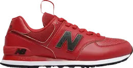 New Balance: Красные кроссовки  574
