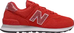 New Balance: Красные кроссовки  574
