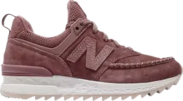 New Balance: Красные кроссовки  574
