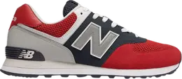 New Balance: Красные кроссовки  574