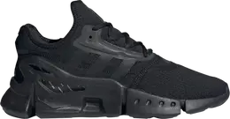 Adidas: Чёрные кроссовки 