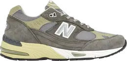New Balance: Серые кроссовки  991