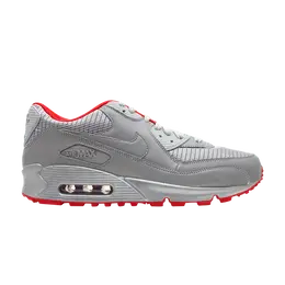 Nike: Серебристые кроссовки  Air Max 90