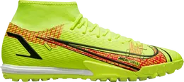 Nike: Зелёные кроссовки  Mercurial