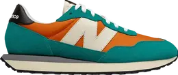 New Balance: Оранжевые кроссовки  237