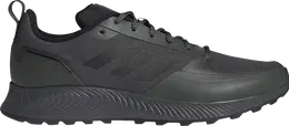 Adidas: Зелёные кроссовки  Runfalcon