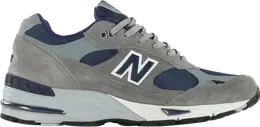 New Balance: Серые кроссовки  991