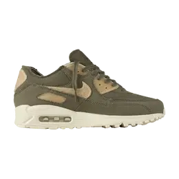 Nike: Зелёные кроссовки  Air Max 90 Premium