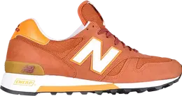 New Balance: Оранжевые кроссовки 