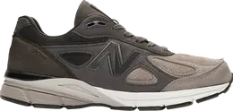 New Balance: Серые кроссовки 