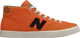 New Balance: Оранжевые кроссовки 