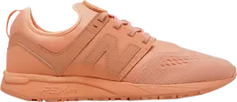 New Balance: Оранжевые кроссовки 