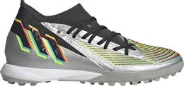 Adidas: Серебристые кроссовки  Predator