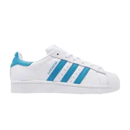 Adidas: Голубые кроссовки  Superstar
