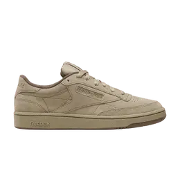 Reebok: Серые кроссовки  Club C 85