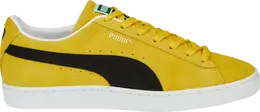 PUMA: Жёлтые кроссовки  Suede Classic