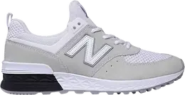 New Balance: Серые кроссовки  574