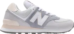 New Balance: Светлые кроссовки  574