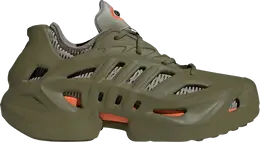 Adidas: Зелёные кроссовки  Climacool