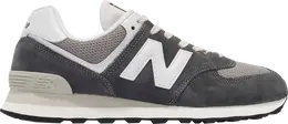 New Balance: Серые кроссовки  574