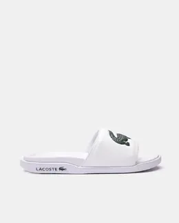 Lacoste: Белые шлёпанцы  Croco