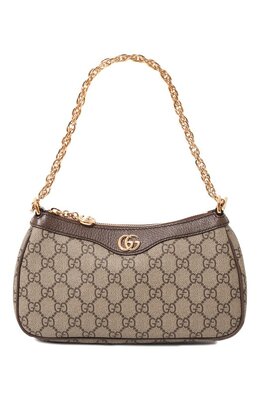 Gucci: Бежевая сумка  Ophidia GG