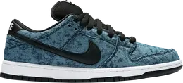 Nike: Синие кроссовки  Dunk Low Premium SB