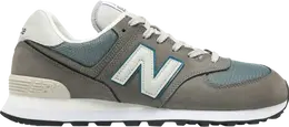 New Balance: Серые кроссовки  574