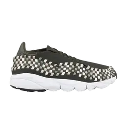 Nike: Зелёные кроссовки  Air Footscape Woven NM